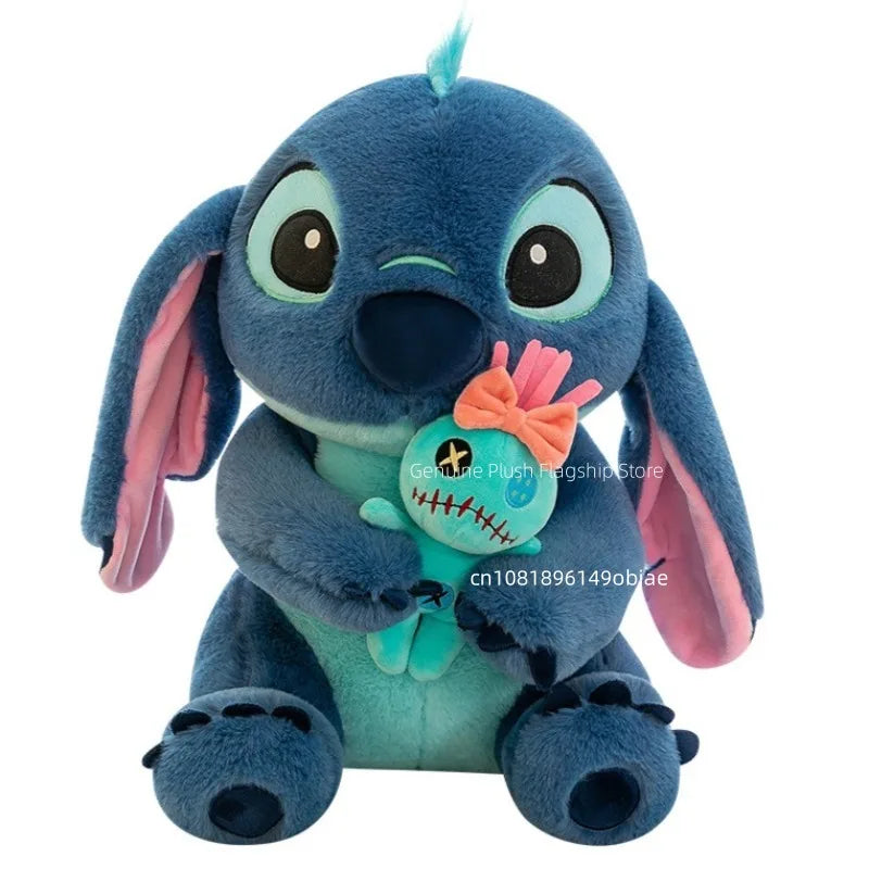 45/60/75CM Big Size Disney Stitch Kawaii Anime Plush Stuffed Doll Room Decoration Plushies Children Pillow Ornament Holiday Gift