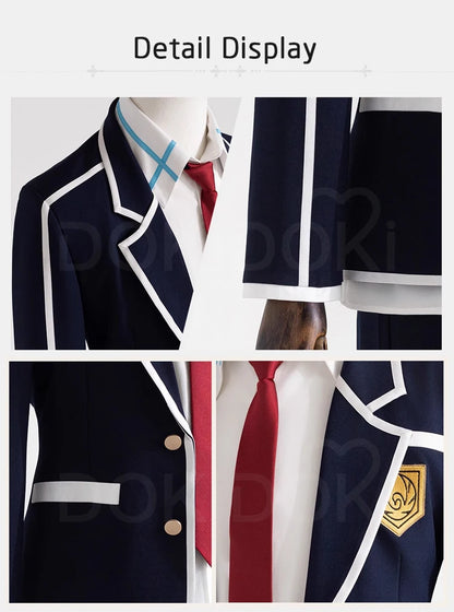 Kiriko Yuuki Asuna Cosplay Costume Anime Sword Art Online【XS-2XL】DokiDoki-R School Uniform Kiriko Cosplay