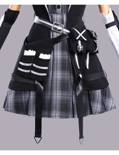 Game Magical Girl Witch Trials Nanoka Kurobe Cosplay Costume Wig Uniform Hat Headwear Halloween Party for Women Girls Carnival