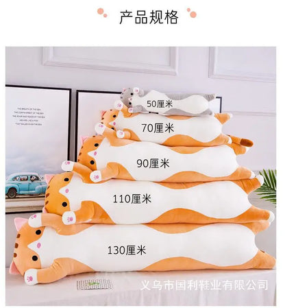New Long Cat Plush Pillow Wings Colorful Sofa Pillow Bed Pillow Doll Plush Toy Doll Children's Birthday Christmas Gift