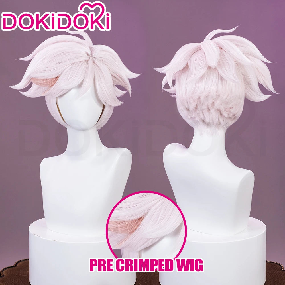 IN STOCK Angel Cosplay Costume Anime Cosplay【S-3XL】DokiDoki-SR Women Pink Uniform Angel Demon Cosplay Wig Plus Size Halloween