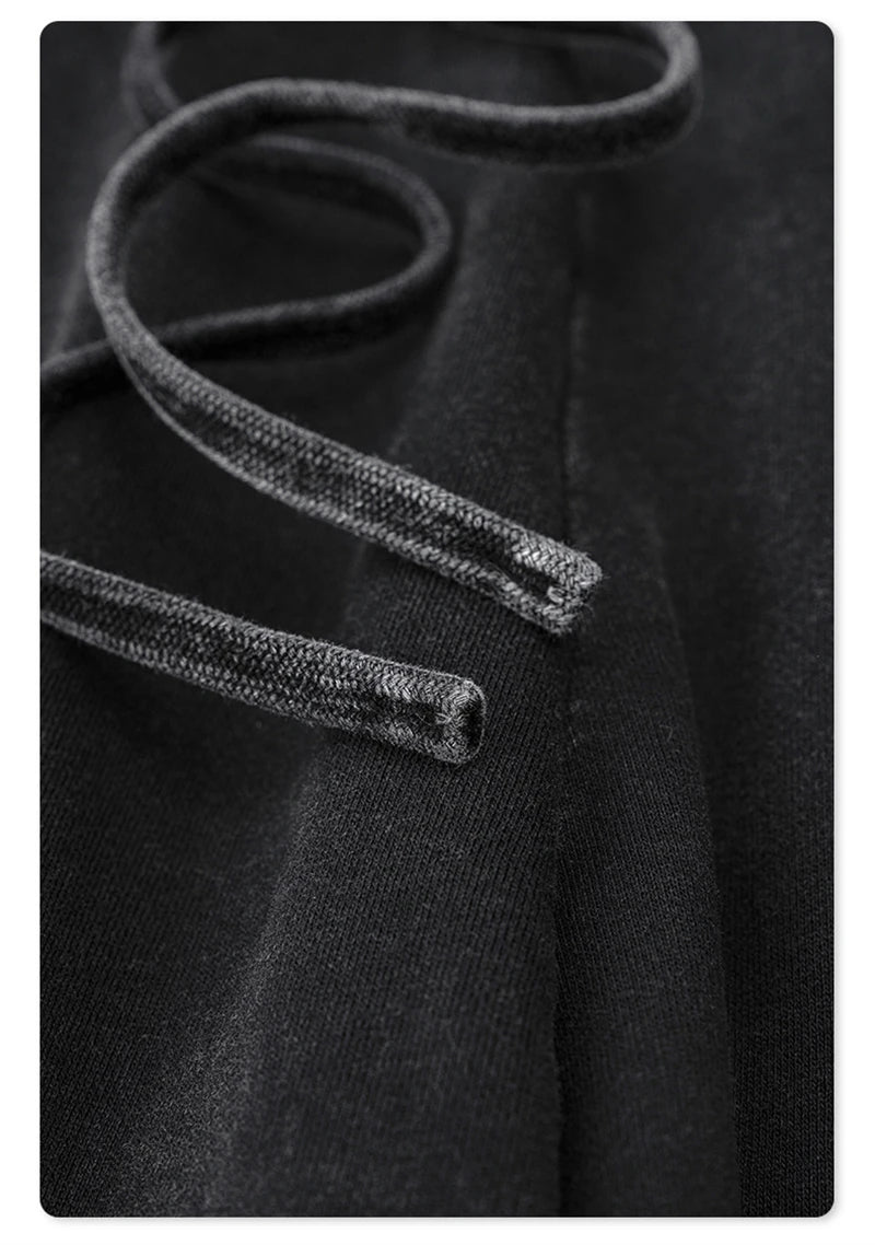 ZODF Retro Men Washed 380gsm 100% Cotton Sweatpant Unisex Loose Sport Solid Joggers Pants For Spring Autumn  HY0901