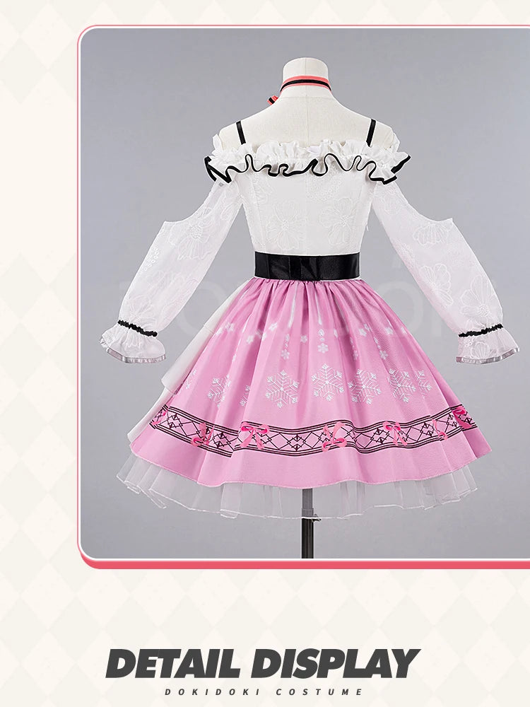 IN STOCK Nikki Cosplay Costume Game Infinity Nikki【S-3XL】DokiDoki-N Women Pink Blue Dress Nikki Cosplay Plus Size