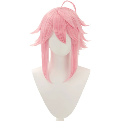 IN STOCK DokiDoki Game Ensemble Stars 2 Branco Cosplay Tori Himemiya Pink Short Wig Ensemble Stars 2 Branco Tori Himemiya