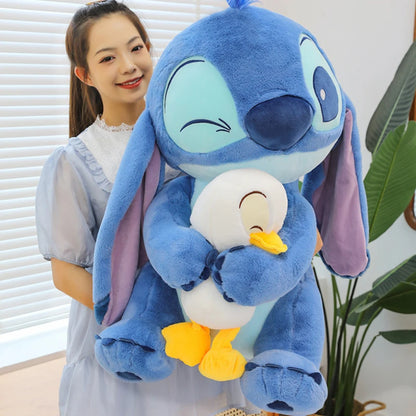 67cm Big Size Disney Lilo & Stitch Anime Plush Stuffed Doll Room Kawaii Plushies Pillow Decorations Children's Holiday Gifts