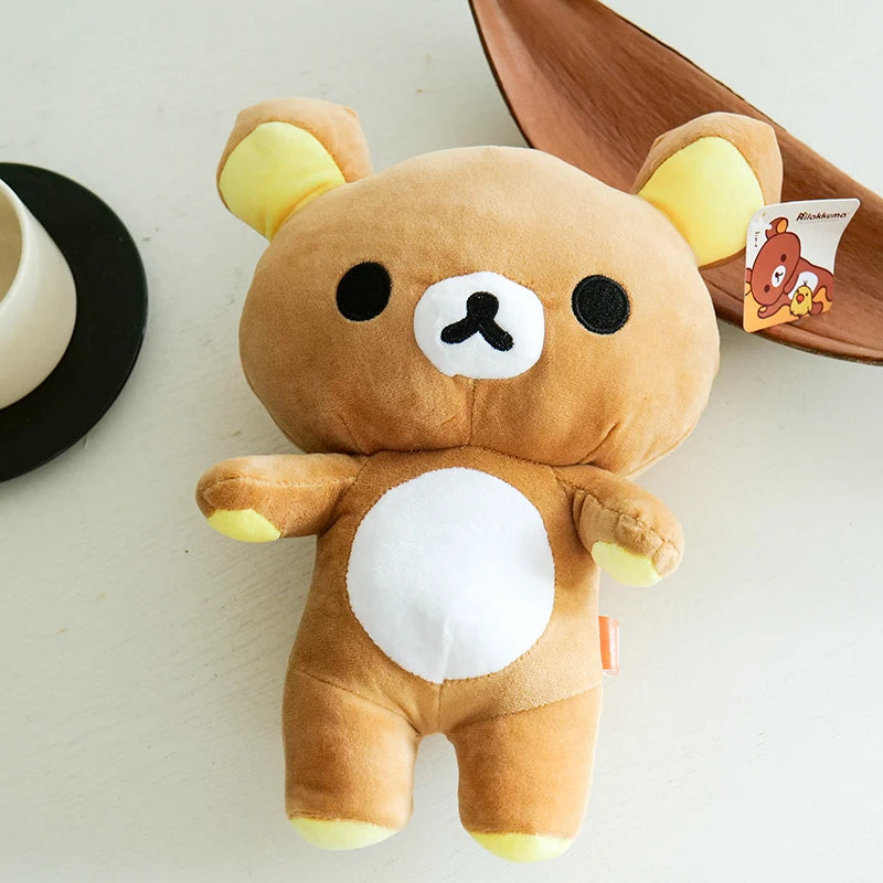 strawberry Rilakkuma Plush Doll Cartoon Bear Toy Kawaii Rilakkuma Room Decor Teddy Bear Plushies Cute Couple Bear Xmas Gift