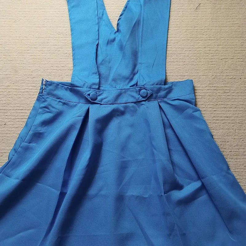 Homchee Trends Ayanami Rei Cosplay Dress Set Cotton Polyester