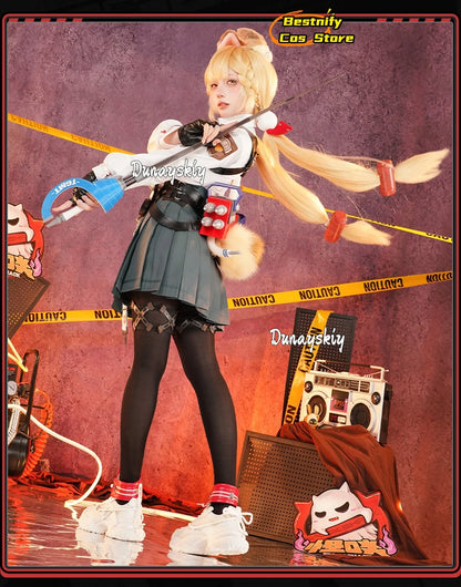 Anime Game Alice Thymefield Cosplay Costume Set S-XL Polyester