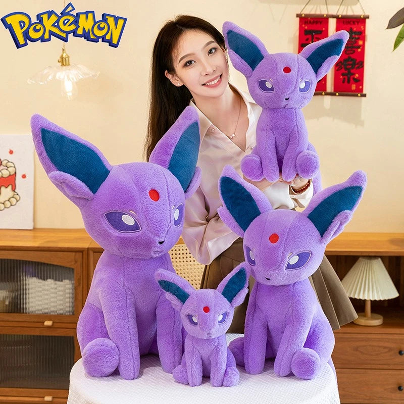 40/50/70CM Big Size Pokemon Espeon Plushies Cartoon Anime Soft Plush Pillow Doll Kawaii Stuffed Plushie Ornament Children Gifts