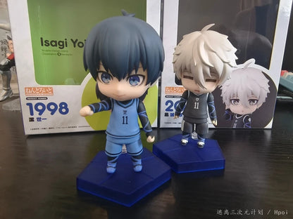 10cm #1998 Yisagi Yoichi Anime Figure Anime Blue Lock #2056 Seishiro Nagi Action Figure PVC Collection Model Toys for Kids Gifts