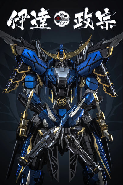 1/100 Date Masamune&Sanada Yukimura Series Alloy Die Casting Frame Action Figure Robot Ninja Assembly Model Desktop Decore Gifts