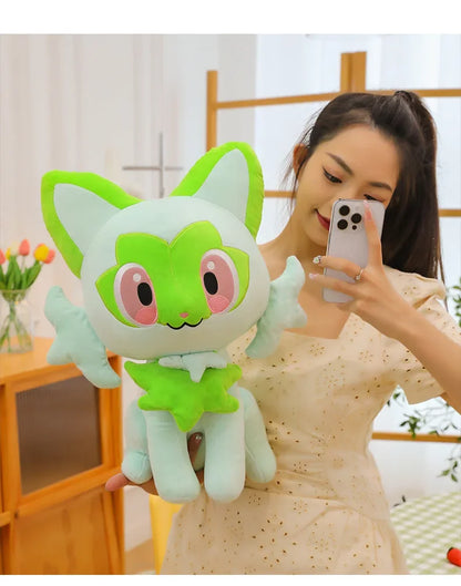 Pokemon Plushie Toys Sprigatito Quaxly Fuecoco Pokémon Scarlet and Violet Anime Plush Stuffed Dolls Christmas Gift for Childrens