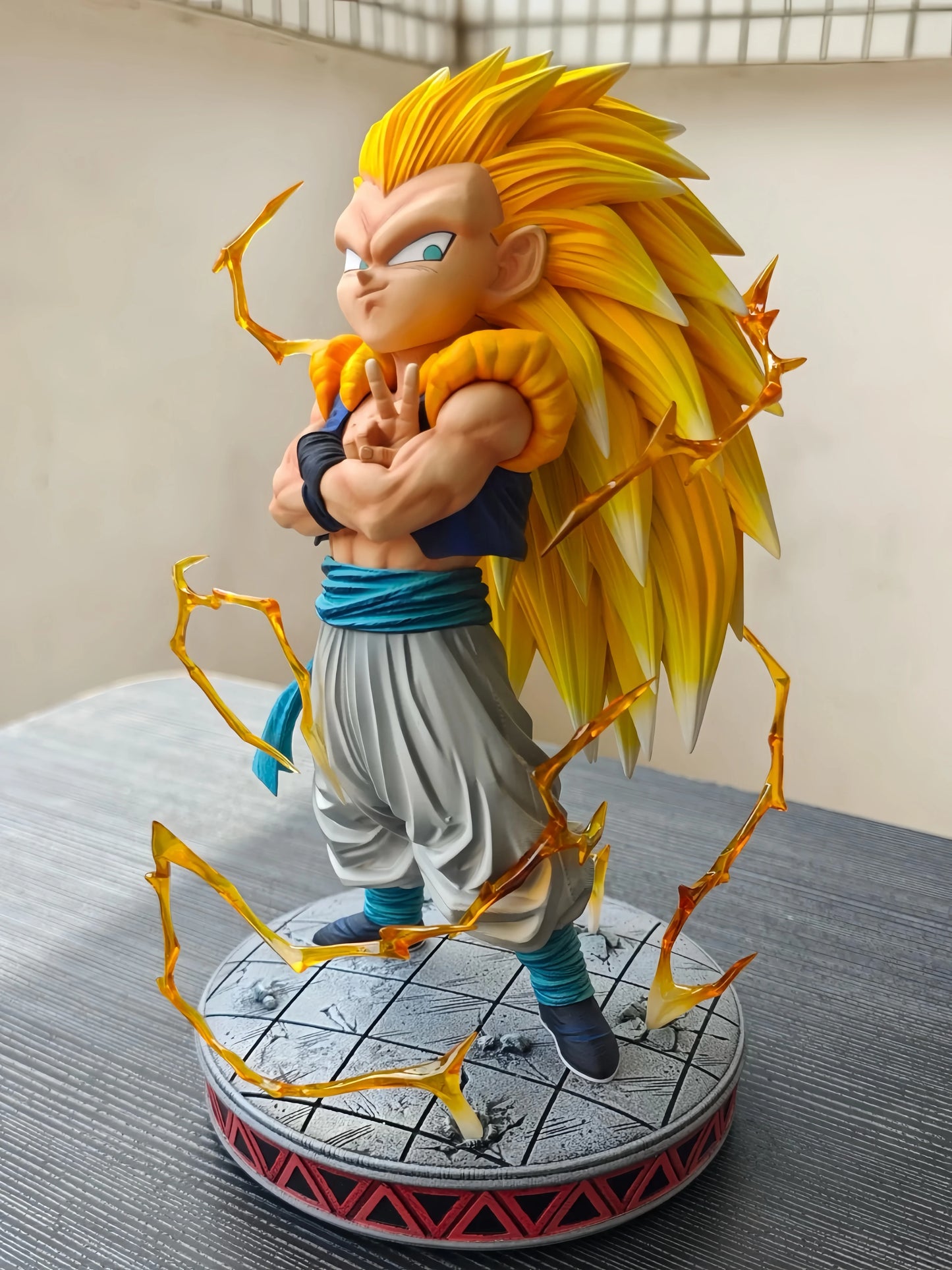Dragon Ball Anime Figure Cs Gotenks Figurine Super Saiyan Model Pvc Statue Collectible Toys Desk Decoration Doll Birthday Gifts