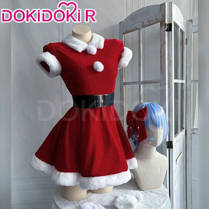 IN STOCK Asukaa / Reii Cosplay Costume Anime DokiDoki-R Women Cute Sexy Christmas Dress Asukaa Cosplay Reii Costume Plus Size