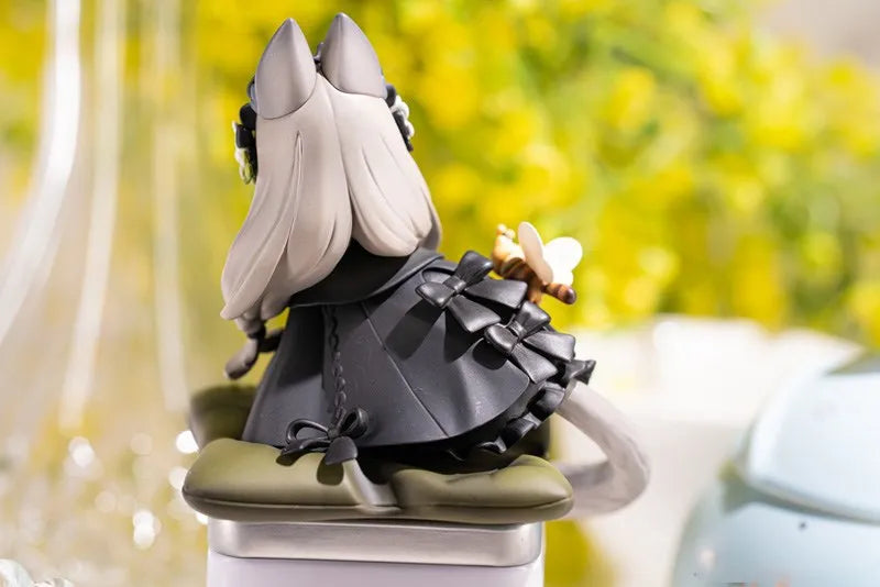 12cm Tea Party Cat Anime Figure Q Version Kawaii Tea Time Cats Tea Pot Cat Action Figure Collection Model Japanese Dolls Hobbies