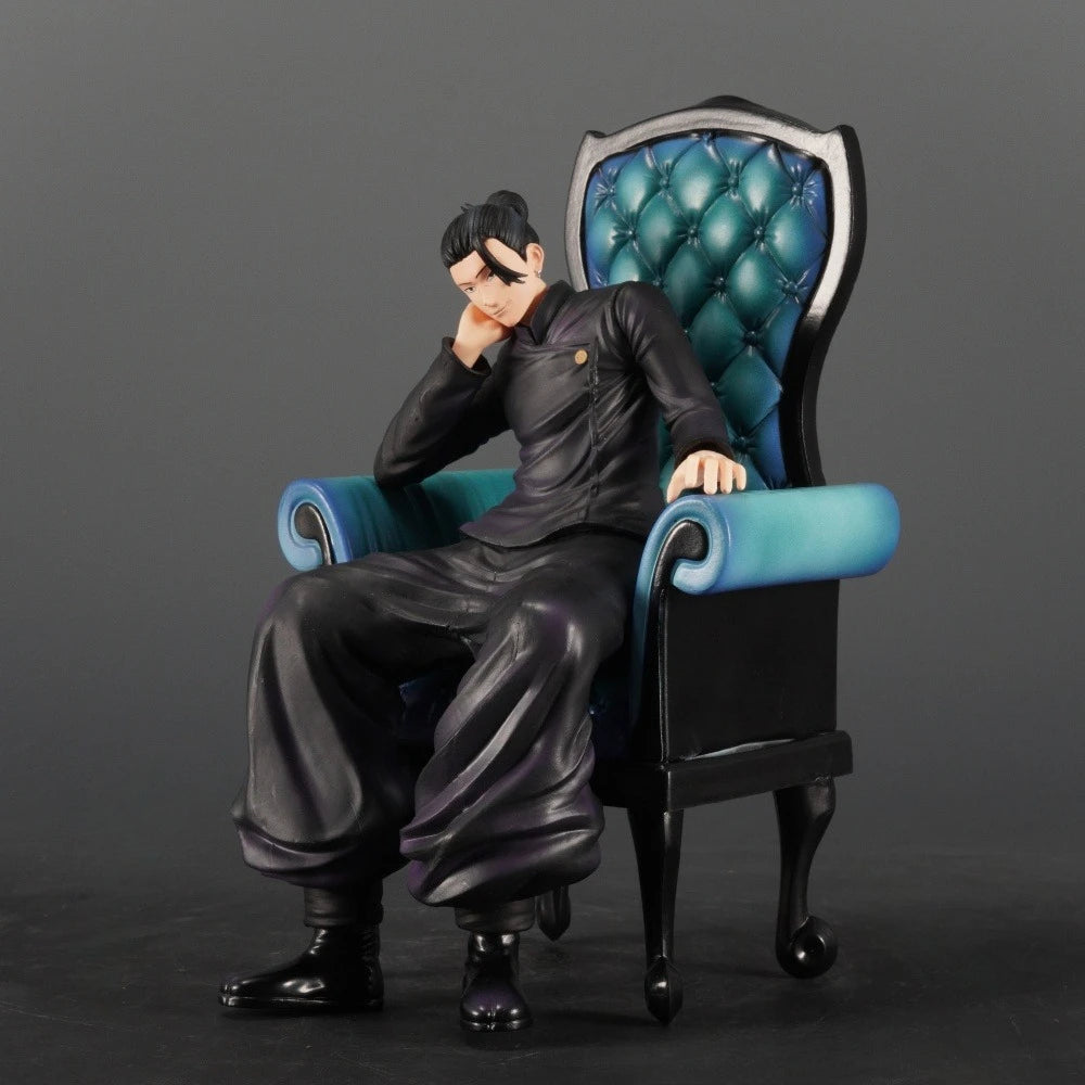 24cm Anime Jujutsu Kaisen PVC Action Figure Geto Suguru Gojo Satoru Statue Model Toy Gift - B