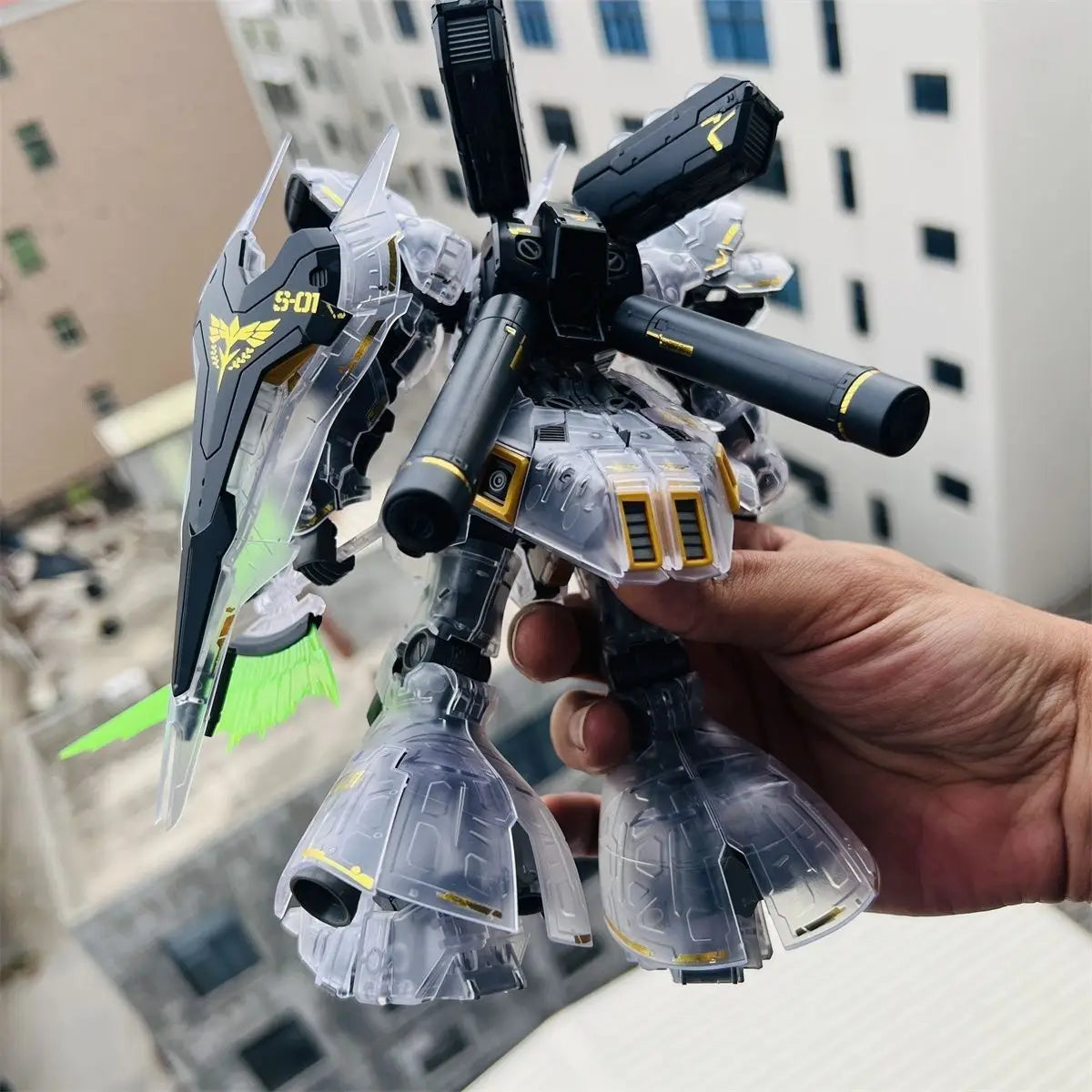 【New product】SIHAI MODEL RG 1:144 Color Transparent Version SAZABI Assembly Model High Quality Collectible Action Figure Model