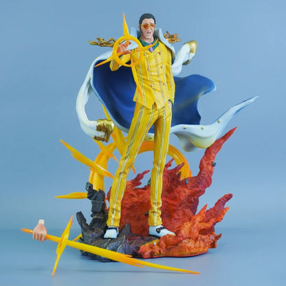 27.5cm Anime One Piece Borsalino PVC Action Figure Statue Desktop Ornament Model Toy Gift - With Box