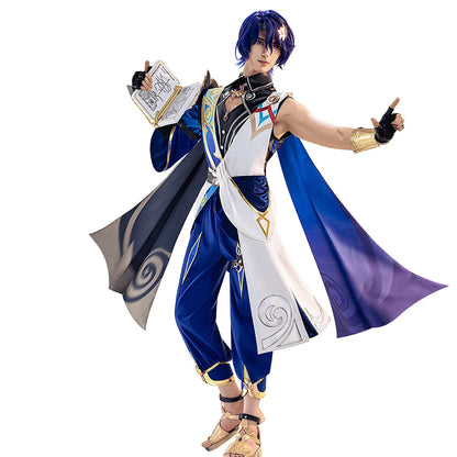 IN STOCK Dr. Ratio Cosplay Costume Game Honkai: Star Rail【S-3XL】DokiDoki-SR HSR Halloween Men Costume Veritas Ratio Plus Size