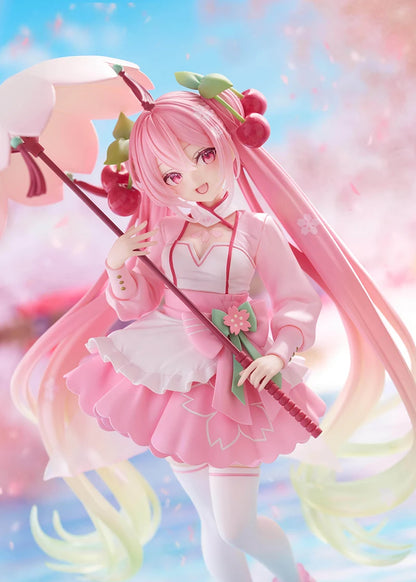 Bandai Hatsune Miku Sakura Dress Ver. 21CM PVC Model