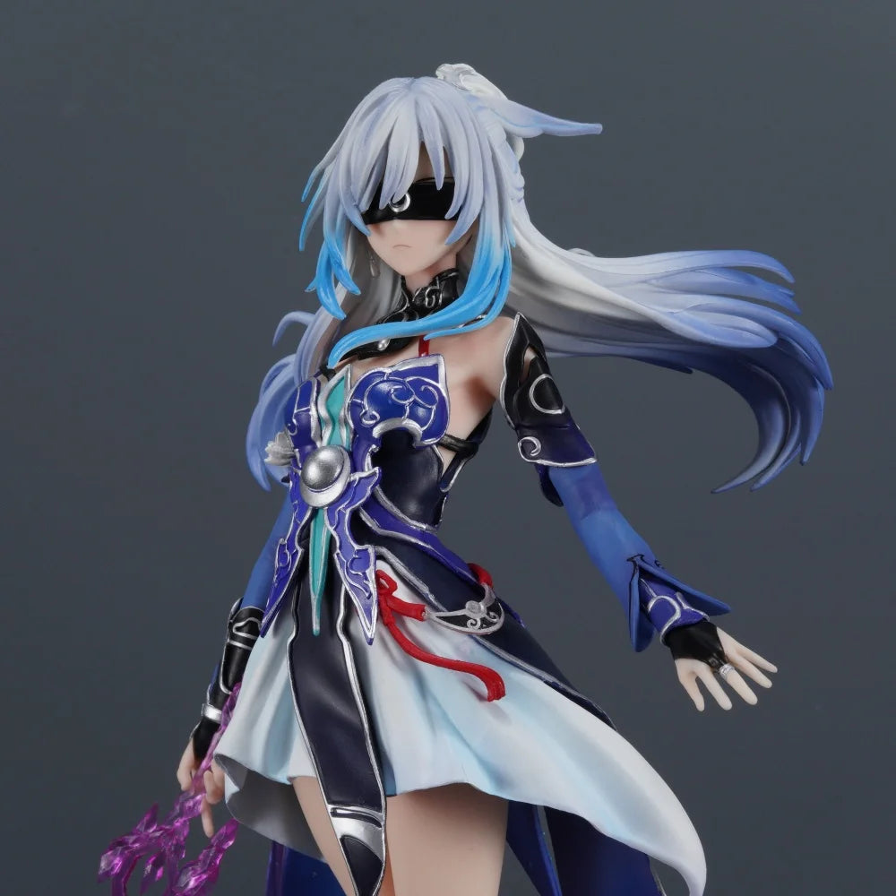 29cm Anime Honkai Star Rail Jingliu PVC Action Figure Statue Desktop Ornament Model Toy Gift - With Box
