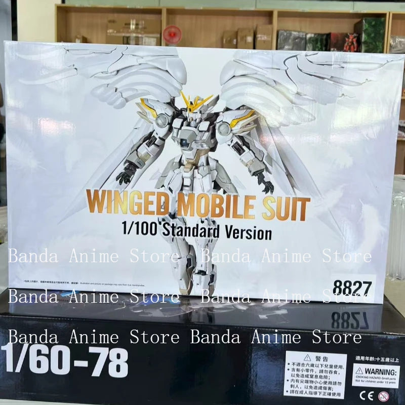 Daban 8827 MG 1/100 Wing Snow White Prelude Fix Model Kit XXXG-00YSW Assembly Action Figure Plastic Custom Toy