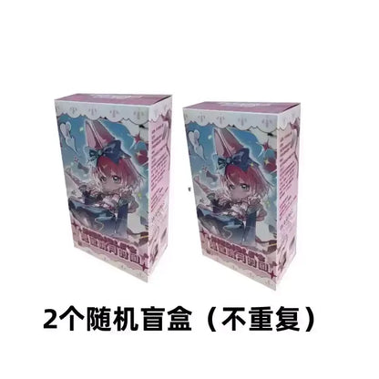 Non-edible Collectible Doll Moon Jumping Time Rabbit Treasure Series 12 Points BJD Blind Box Action Toy Figure Display Piece