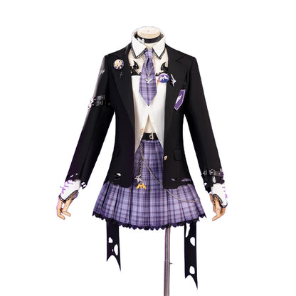 Fischl Cosplay Costume Game Genshin Impact DokiDoki-R Fischl School Uniform Cosplay Women Daily Costume
