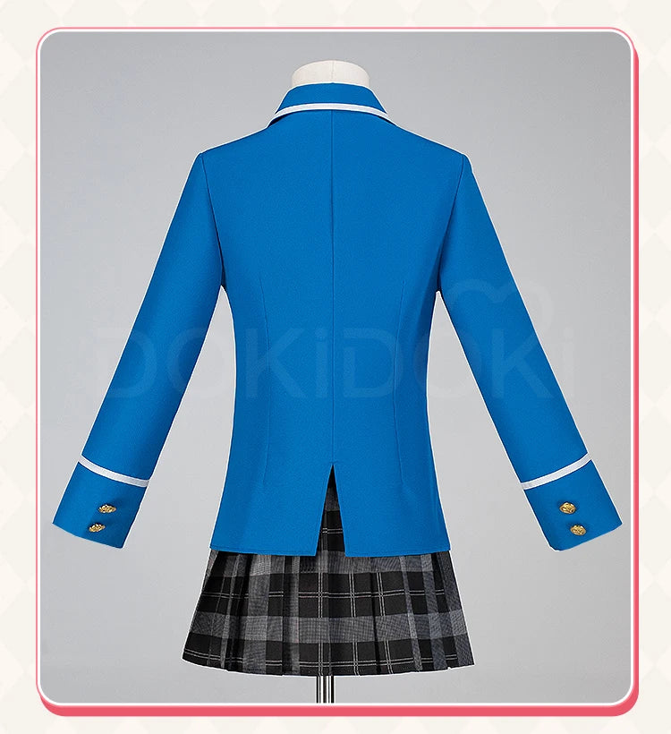 Anzu Heroine Costume Cosplay Game Ensemble Stars【S-3XL】DokiDoki-N ES Costume Women School Uniform Plus Size