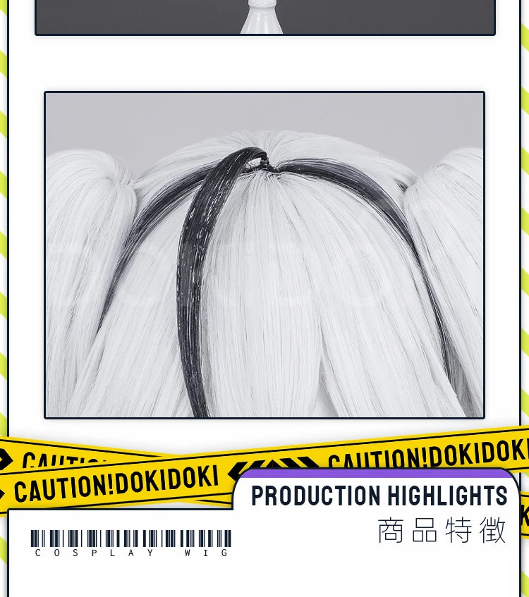 IN STOCK Luuk Hcrsscn Galbrenr Zani Ciaccona Camellya Scar Danjin Youhu Wig Game Wuthering Waves DokiDoki Women Men Wig Free Cap