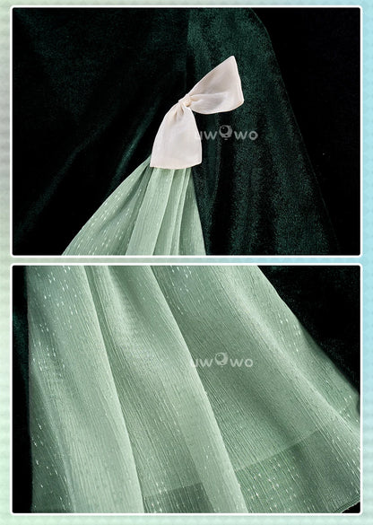 IN STOCK UWOWO C.C.Cosplay Anime Codee Geasss:C.C. CC Court Style Gown Cosplay Costume Halloween Costume