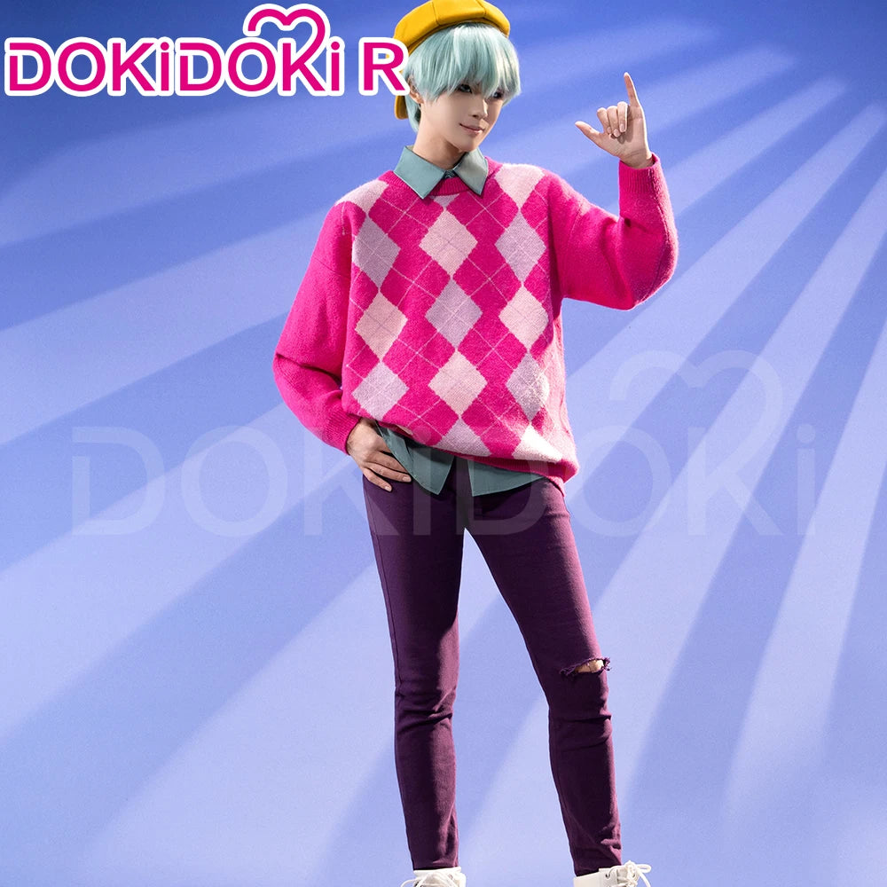 【Last Batch】IN STOCK Babyy Mysteryy Cosplay【S-2XL】DokiDoki-R Soda Pop Men Sweater Babyy Mysteryy Abbyy Costume Plus Size