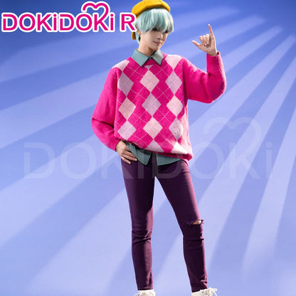 【Last Batch】IN STOCK Babyy Mysteryy Cosplay【S-2XL】DokiDoki-R Soda Pop Men Sweater Babyy Mysteryy Abbyy Costume Plus Size