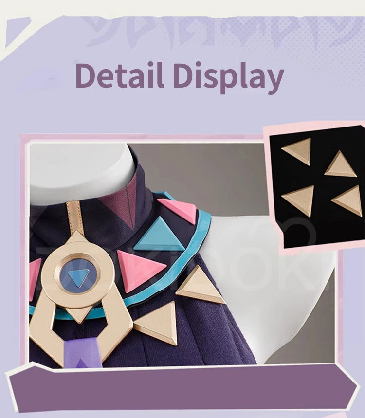 Citlali Cosplay Costume Game Genshin Impact DokiDoki-R Natlan Women Dress Citlali Headwear Cosplay Costume Halloween