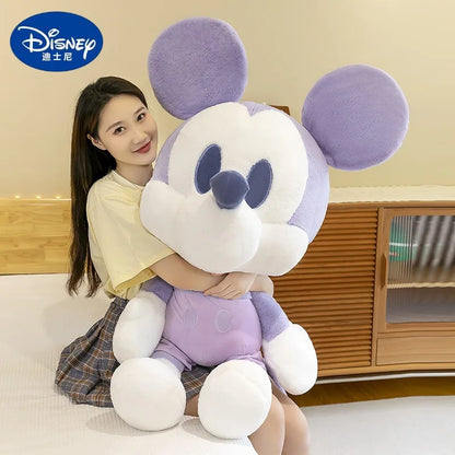 65/85/110cm Super Big Size Mickey Minnie Mouse Kawaii Anime Plush Stuffed Doll Disney Cartoon Plush Pillow Children Holiday Gift