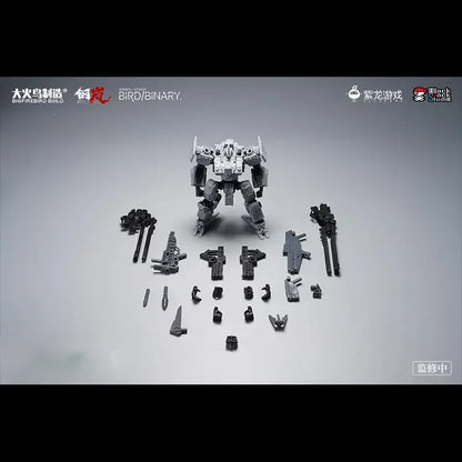 BigFirebird Build Shadow Troops EX Mecharashi XR 1/60 Mecha Action Figure with 24 Articulations and Expandable Cockpit