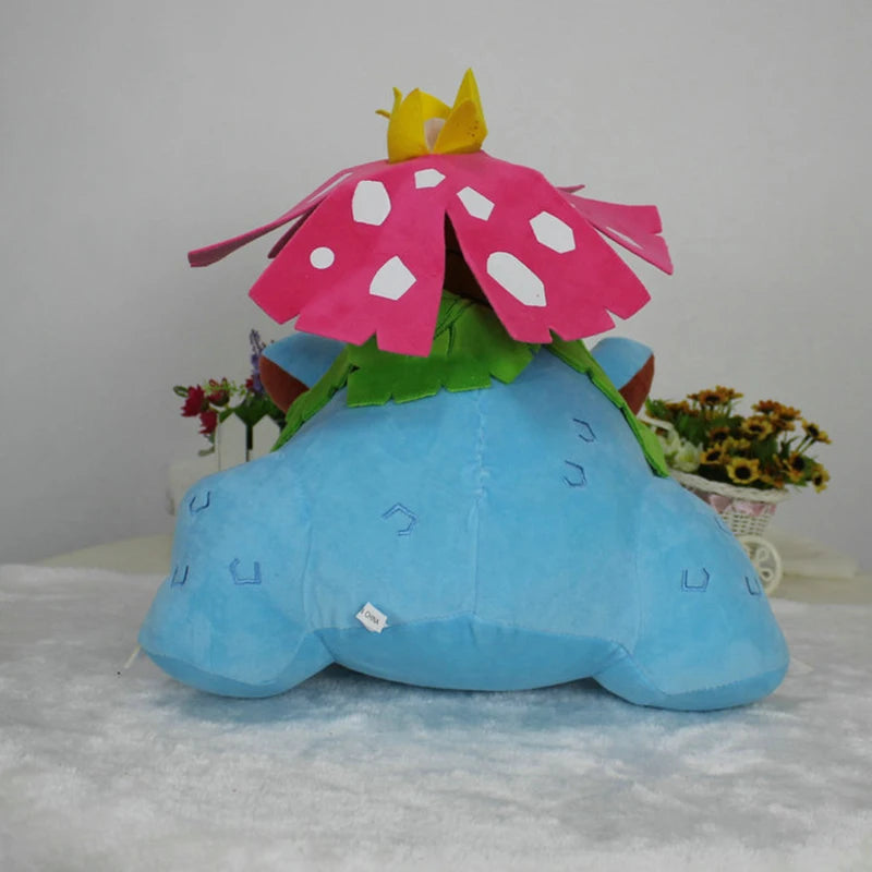 Pokemon Venusaur Plush Toy Cute Cartoon Doll Anime Soft Pokémon Soft Plushie Pillow Stuffed Home Decoration Gift for Children