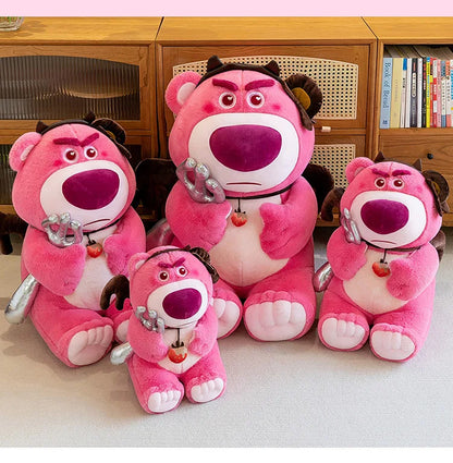 45/60/75cm Big Size Lotso Disney Anime Plush Stuffed Doll Kawaii Room Decor Plushies Children Cartoon Pillow Holiday Gifts