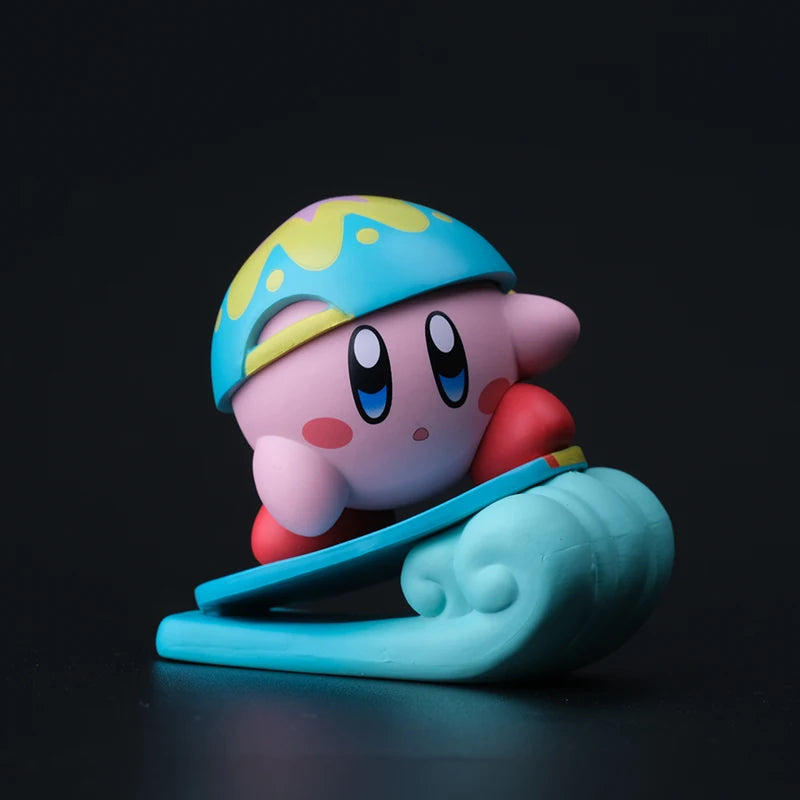 Hot 6Pcs/Set Star Kirby Anime Figure Toys with Kirby Cartoon PVC Cute Action Figure Doll Toy Gift