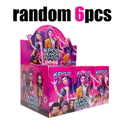 2026 New K-Pop Arrival Trendy Toy Blind Box - Witch Hunter Team 6pcs, Cute Anime Merchandise, PVC Model, Fan Idol Collectible