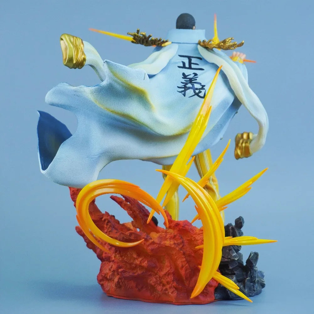 27.5cm Anime One Piece Borsalino PVC Action Figure Statue Desktop Ornament Model Toy Gift - With Box