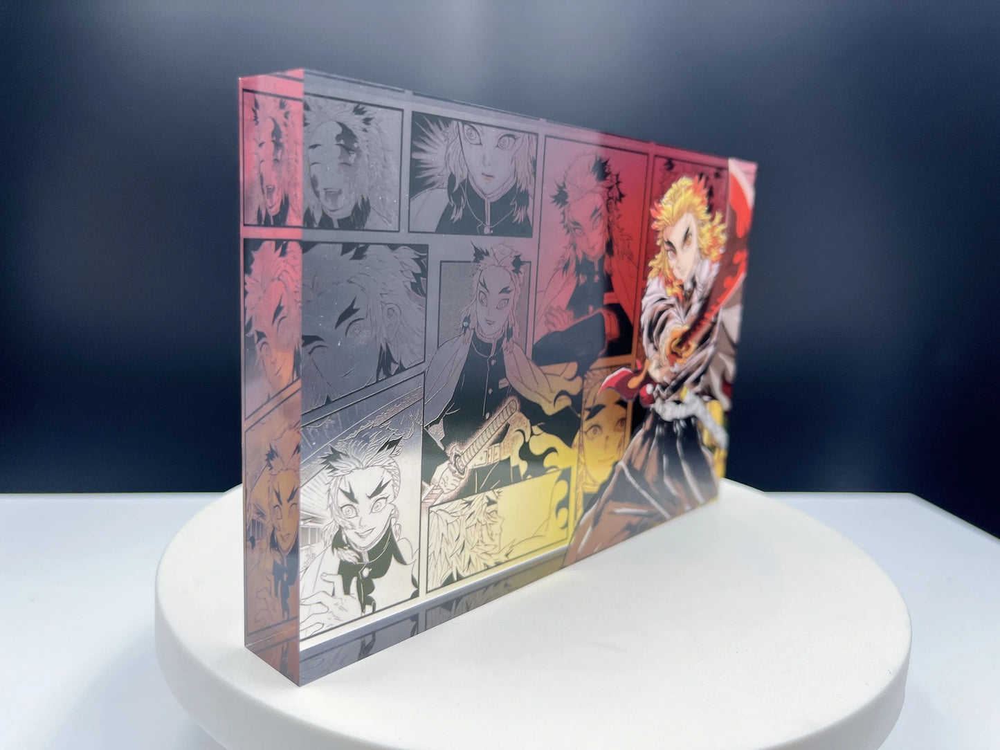 New Demon Slayer Creative High-value Bar Chi Tokitou Muichirou Acrylic Brick Computer Desktop Ornaments Anime Peripheral Gifts
