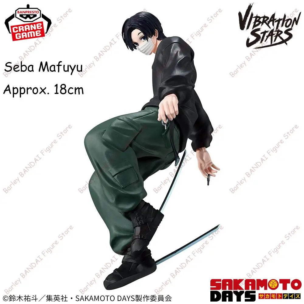 Banpresto Sakamoto Days Seba Mafuyu Toramaru Nao 14-18cm PVC Model