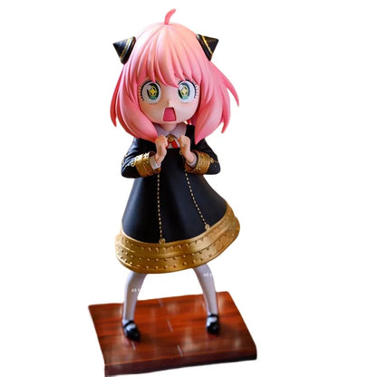 Spy Family Anya Forger Anime Figure Cute Anya Starry Eye 17cm Action Figurine Pvc Statue Collection Model Desk Decora Toy Gift