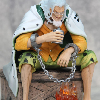15cm Anime One Piece Silvers Rayleigh Action Figures Pvc Model Statue Room Collection Decoration Ornament Toys Birthday Gifs