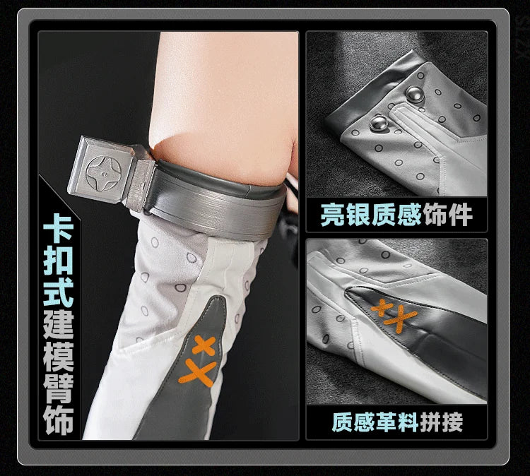 Zenless Zone Zero Seed Cosplay Costume Wig Uniform Headwear Game Outfit Obol Squad Halloween Party for Women Girls Carnival Prop