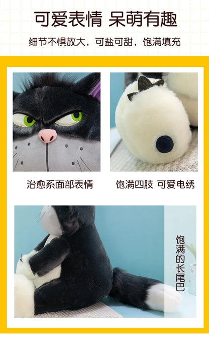Disney Lucifer Plush Cartoon Cute Ugly Cat Doll Sitting In Tokyo Disney Plush Doll Cinderella Colleagues Spoof Doll Kids Gifts