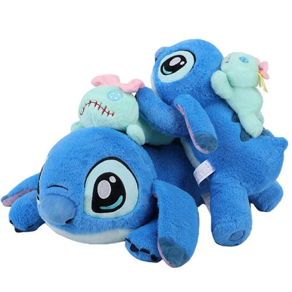 60/80/100cm Big Size Stitch Disney Anime Plush Stuffed Doll Kawaii Room Decoration Plushies Children's Pillow Holiday Gift