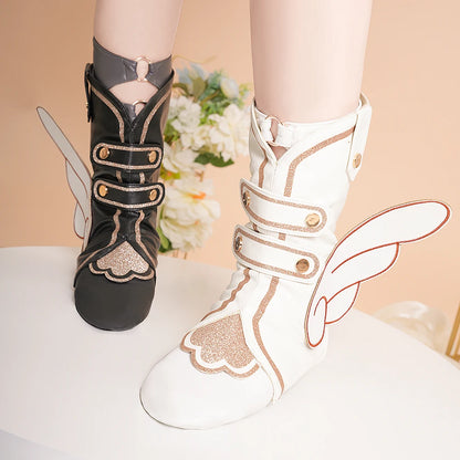 Honkai Star Rail Tribbie Cosplay Costume Wig Dress Uniform Headwear Wings Game Props Halloween Party for Women Girls Carnival