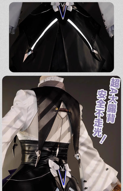 iCoser Zenless Zone Zero Vivian Cosplay Costume Dress Uniform Headwear Mockingbird Metal Props Halloween Party Women Carnival